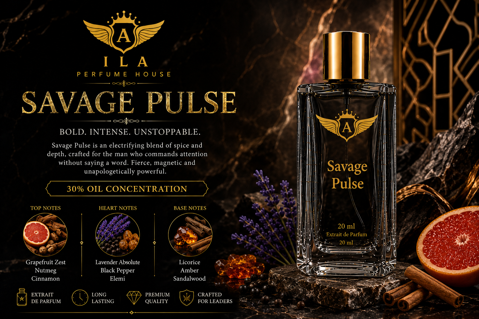 Savage Pulse – Premium Perfume (20ml) - Image 2